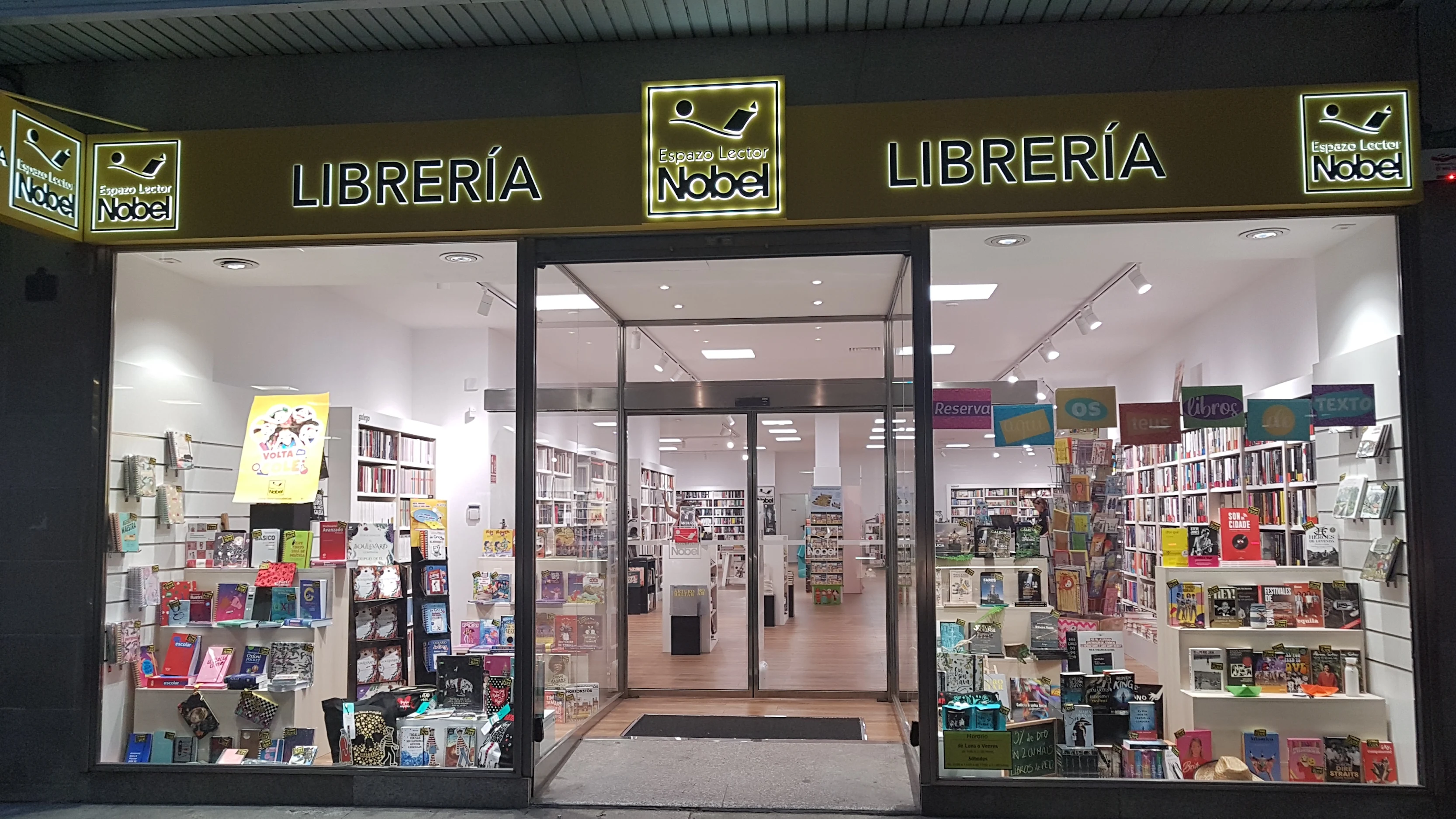 librerias A Coruña Espazo Lector Nobel